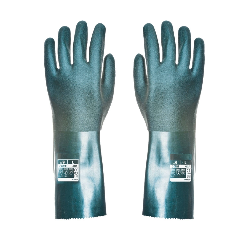 PVC groen 35cm cat.III